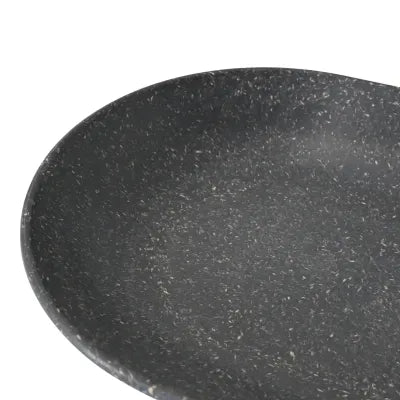 Ciotole riutilizzabili "BioYep" 13,5 x 18,4 x 3 cm, ovale, pepe / grigio monouso asporto
