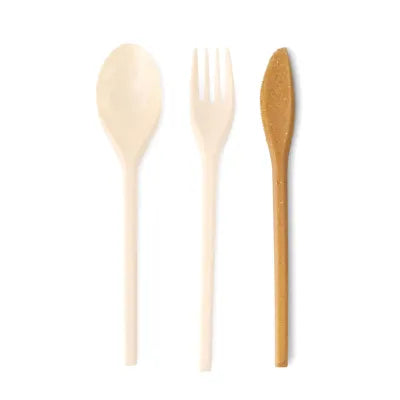 Coltelli riutilizzabili 18 cm, caramello/marrone monouso forniture take away asporto ristorazione catering