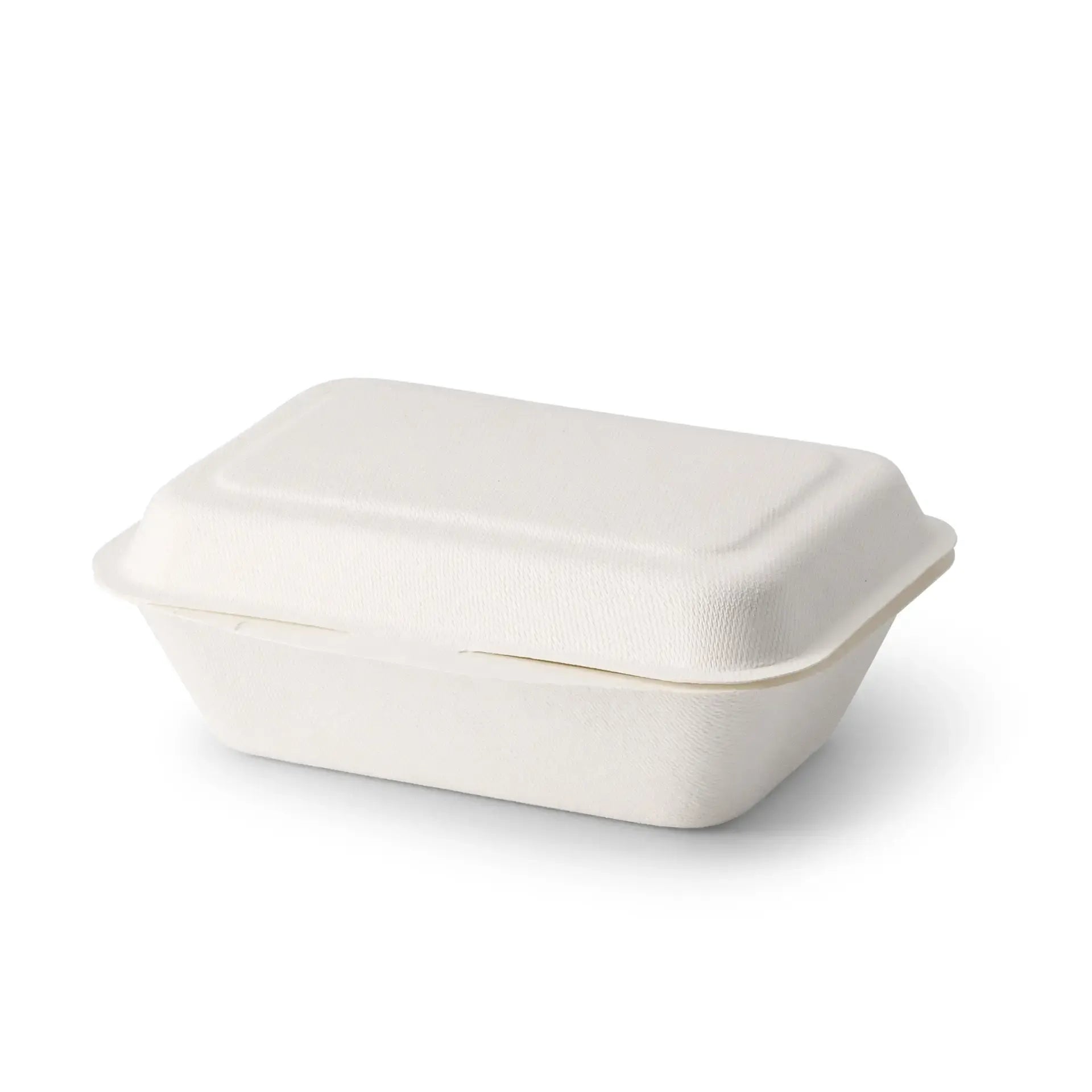 Contenitori per canna da zucchero 18,5 x 13 x 6,5 cm, coperchio incernierato, rettangolare asporto domicilio Ristorazione Forniture Monouso Eco Bio Biodegradabile Packaging Consumabili Ecologico Ingrosso fornitore forniture Take away 2
