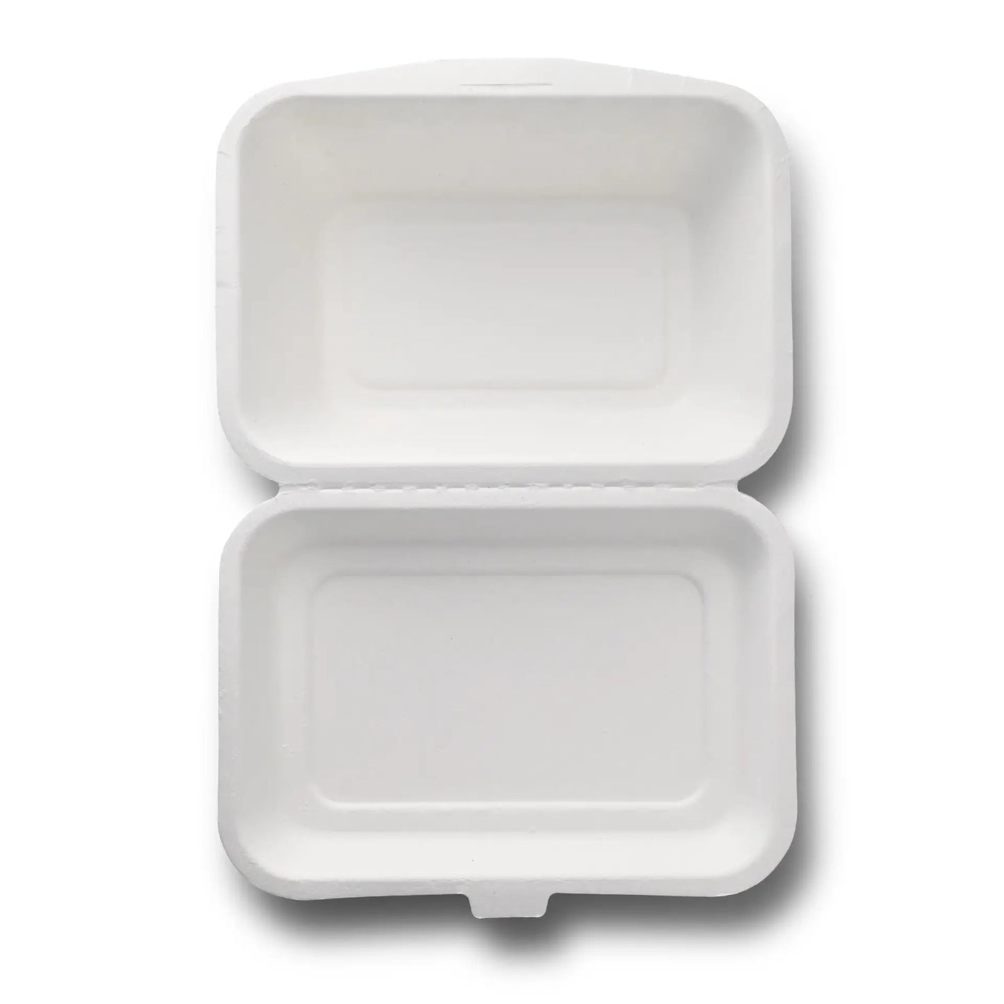 Contenitori per canna da zucchero 18,5 x 13 x 6,5 cm, coperchio incernierato, rettangolare asporto domicilio Ristorazione Forniture Monouso Eco Bio Biodegradabile Packaging Consumabili Ecologico Ingrosso fornitore forniture Take away 5
