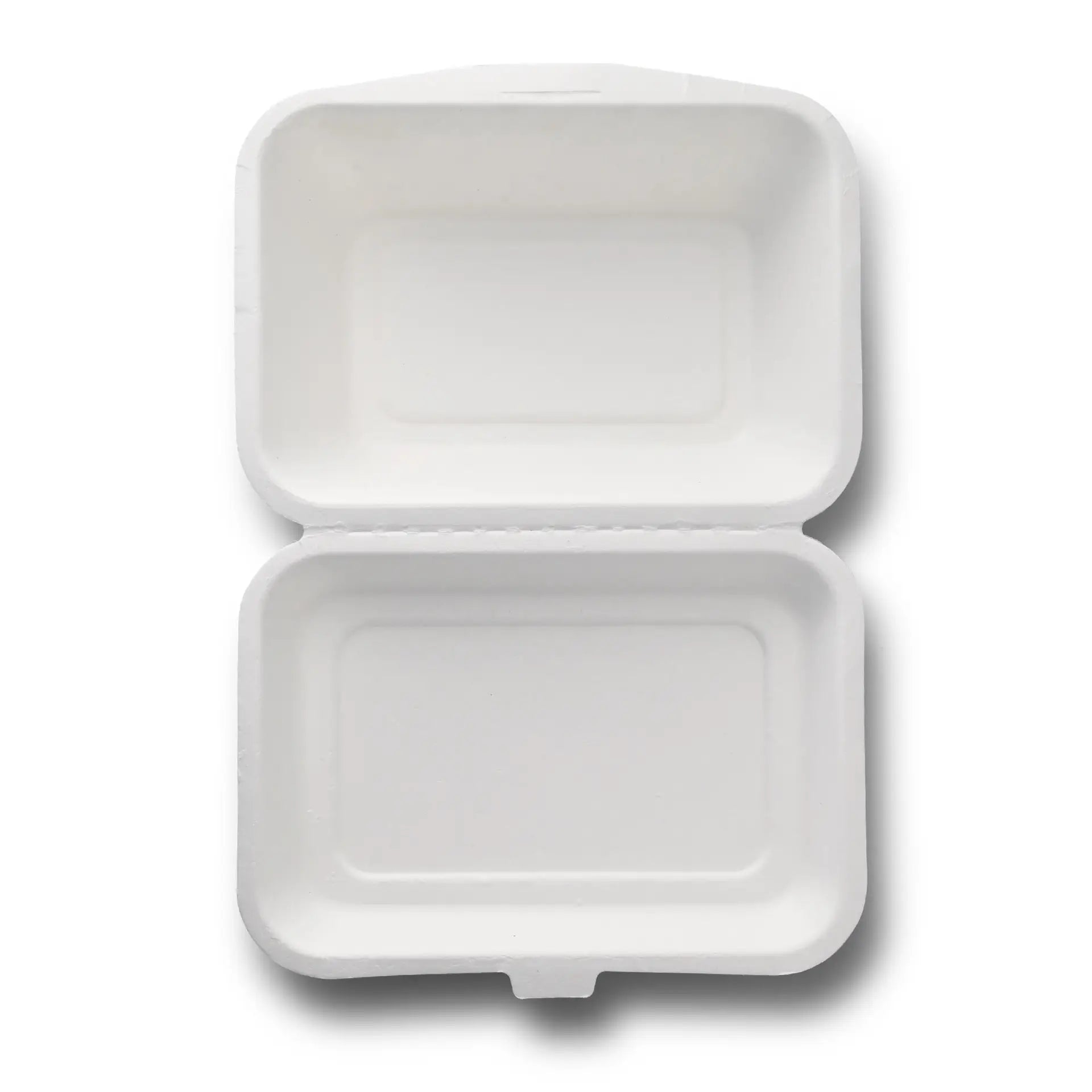 Contenitori per canna da zucchero 18,5 x 13 x 6,5 cm, coperchio incernierato, rettangolare asporto domicilio Ristorazione Forniture Monouso Eco Bio Biodegradabile Packaging Consumabili Ecologico Ingrosso fornitore forniture Take away 5
