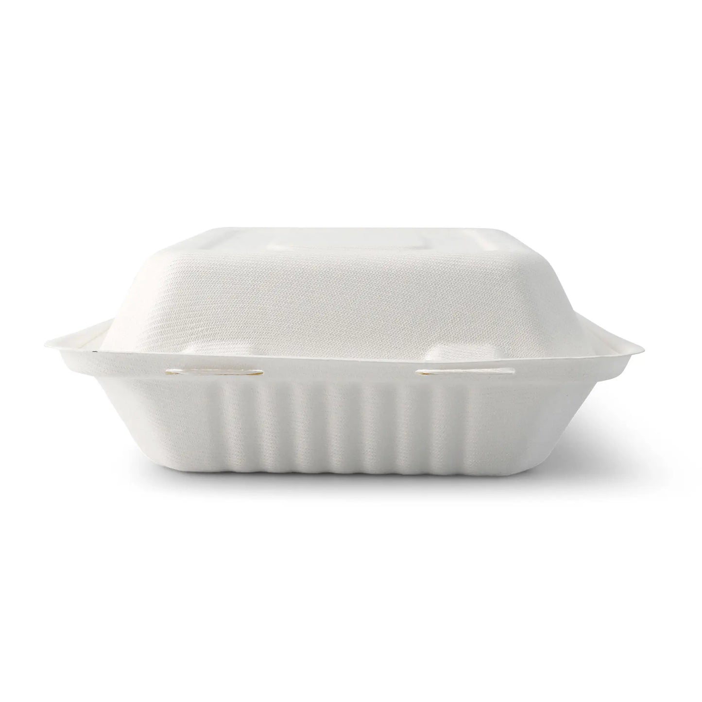 Contenitori per canna da zucchero 22 x 18,5 x 7 cm, coperchio incernierato, rettangolare asporto domicilio Ristorazione Forniture Monouso Eco Bio Biodegradabile Packaging Consumabili Ecologico Ingrosso fornitore forniture Take away 6
