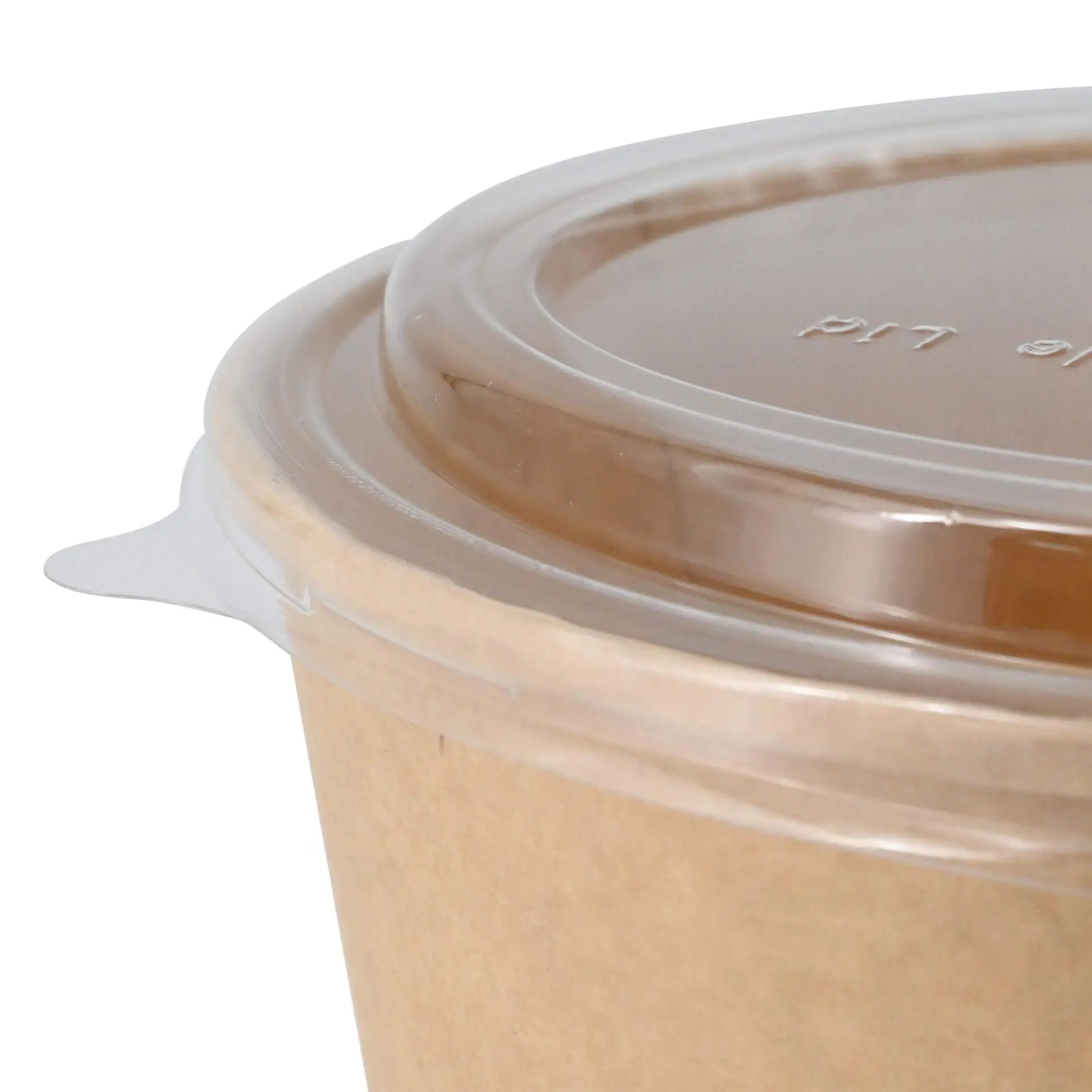 Coperchi PLA Ø 185 mm trasparente asporto domicilio Ristorazione Forniture Monouso Eco Bio Biodegradabile Packaging Consumabili Ecologico Ingrosso fornitore forniture Take away 6
