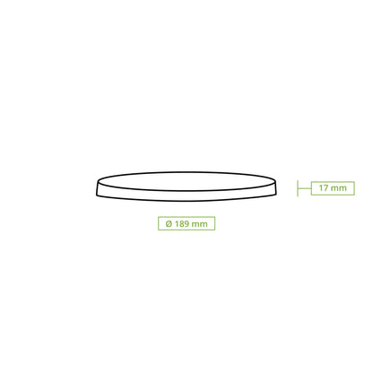 Coperchi PLA Ø 185 mm trasparente asporto domicilio Ristorazione Forniture Monouso Eco Bio Biodegradabile Packaging Consumabili Ecologico Ingrosso fornitore forniture Take away 8
