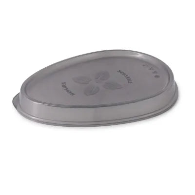 Coperchi Riutilizzabili "BioYep" 27,5 x 20 x 3 cm, PP, grigio monouso asporto