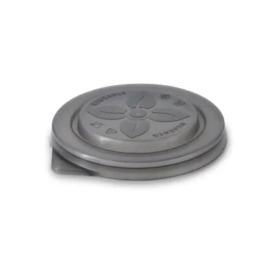 Coperchi Riutilizzabili Happy Cup - Ø 95 mm, PP, Grigio asporto domicilio monouso
