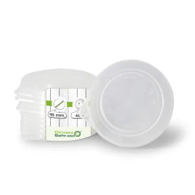 Coperchi Riutilizzabili Happy Cup - Ø 95 mm, PP, Trasparenti