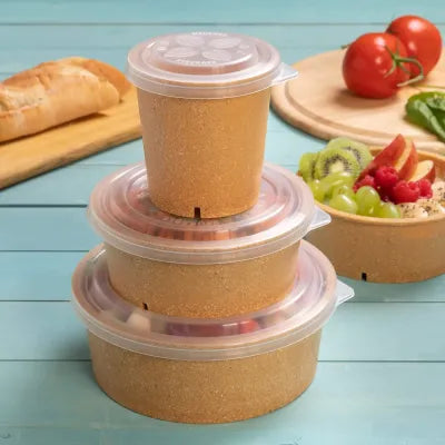 Coperchi Riutilizzabili Happy Cup - Ø 95 mm, PP, Trasparenti asporto domicilio monouso ristorazione take away forniture