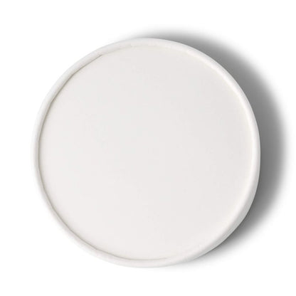 Coperchi di cartone Ø 92 mm, bianco per coppe gelato asporto