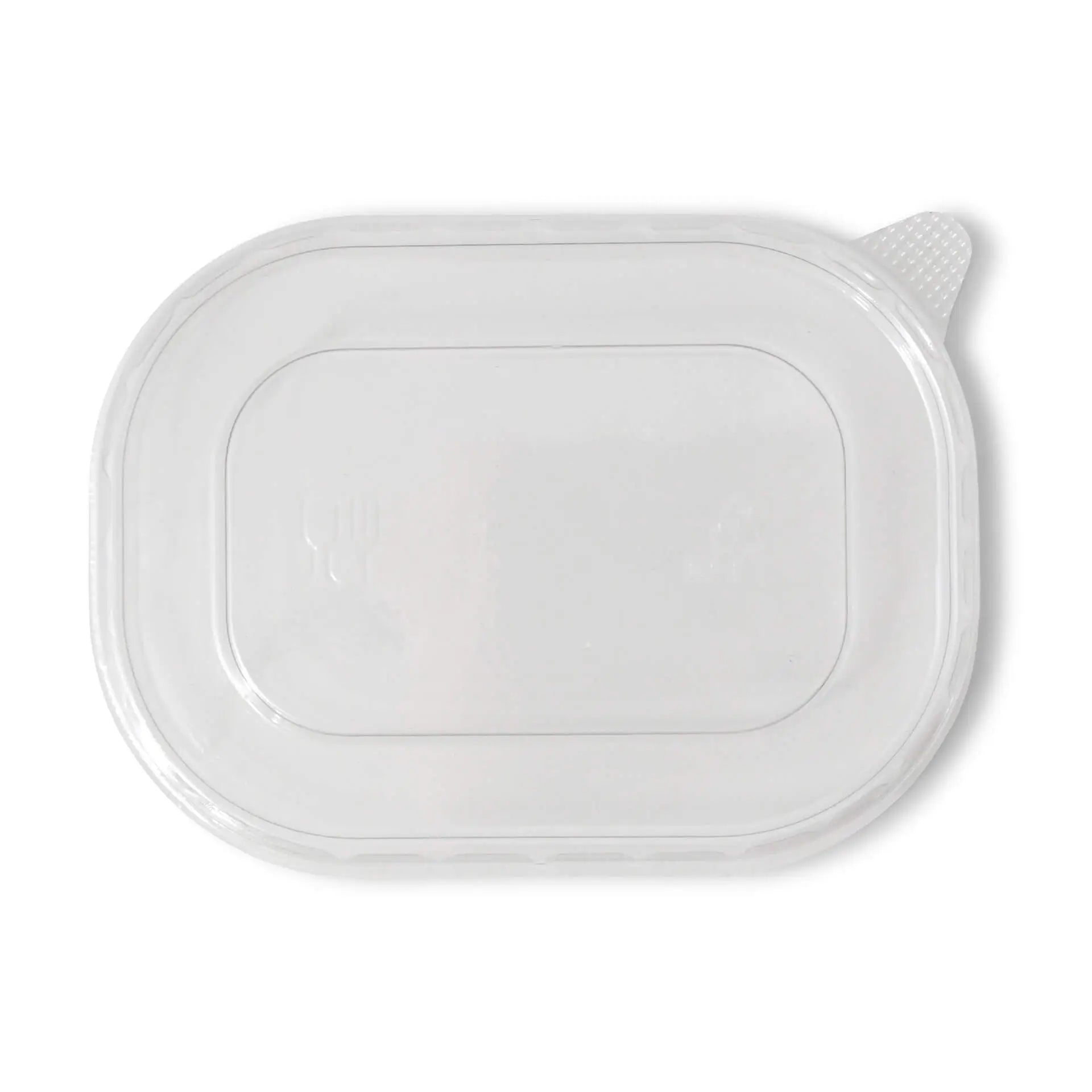 Coperchi rPET 11x8 cm trasparente rettangolare asporto domicilio Ristorazione Forniture Monouso Eco Bio Biodegradabile Packaging Consumabili Ecologico Ingrosso fornitore forniture Take away 2
