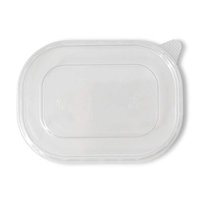 Coperchi rPET 11x8 cm trasparente rettangolare asporto domicilio Ristorazione Forniture Monouso Eco Bio Biodegradabile Packaging Consumabili Ecologico Ingrosso fornitore forniture Take away 2
