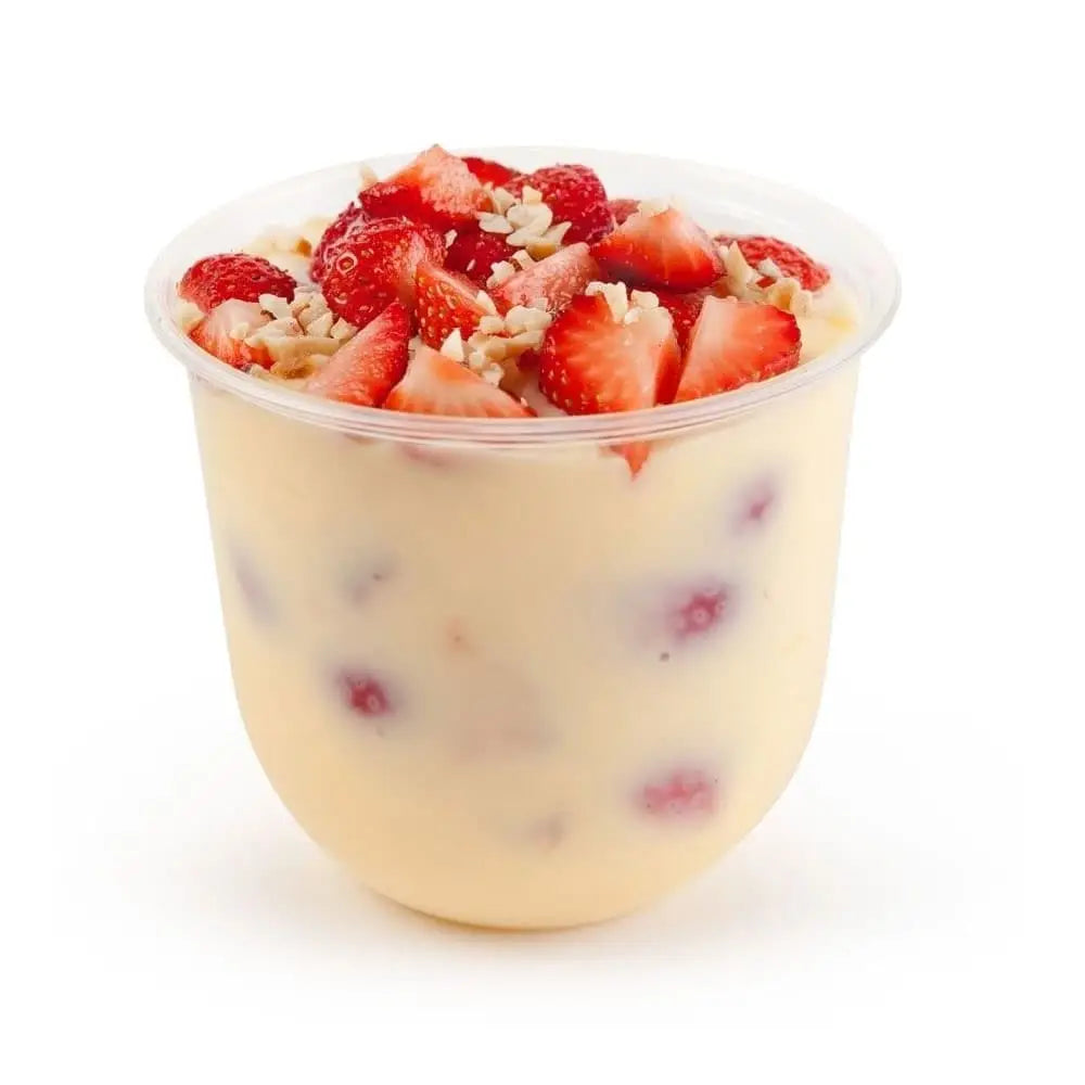 Coppa dessert PLA 300 ml 12 oz Ø 96 mm asporto domicilio Ristorazione Forniture Monouso Eco Bio Biodegradabile Packaging Consumabili Ecologico Ingrosso fornitore forniture Take away 3
