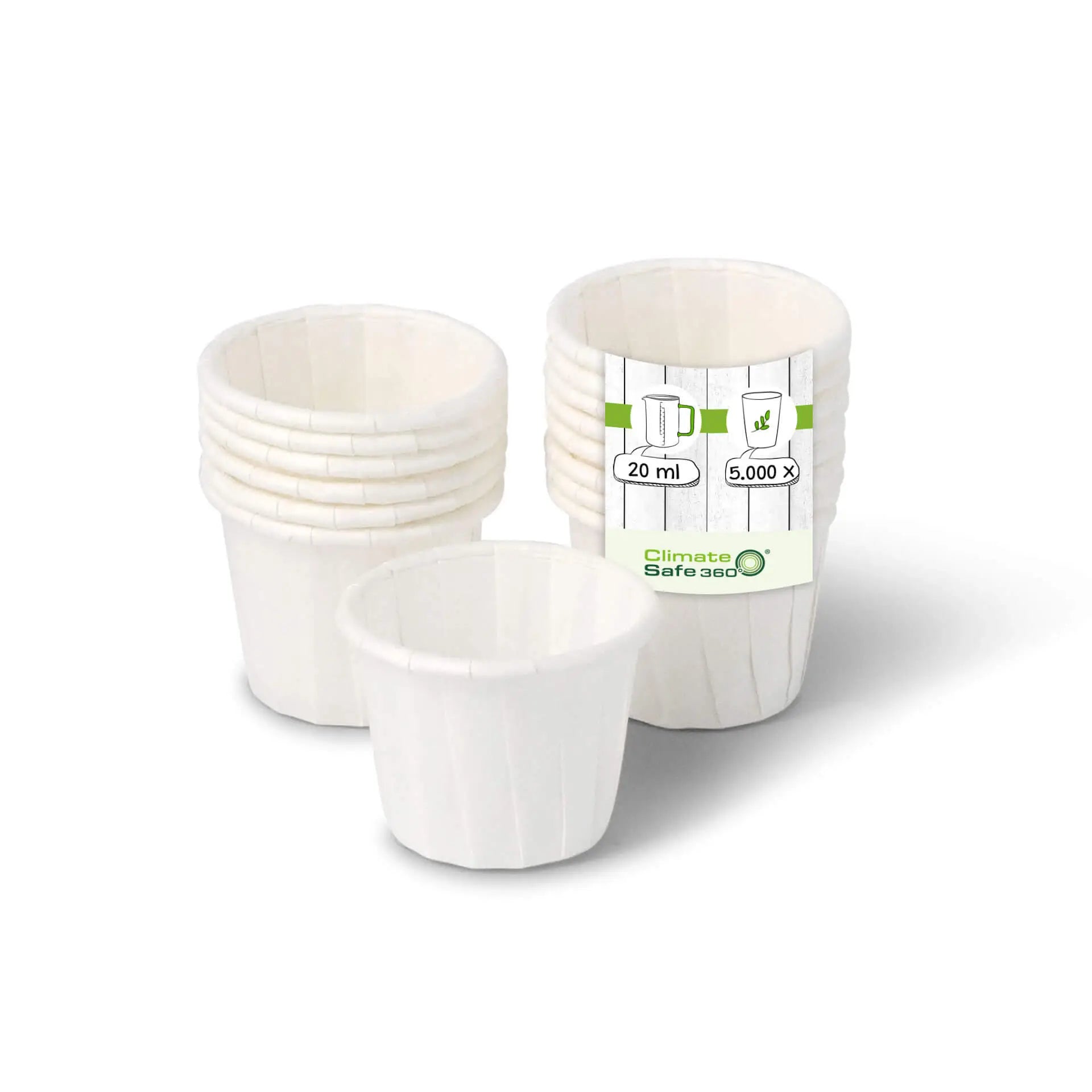 Coppette carta 20 ml 0,7 oz bianche asporto domicilio Ristorazione Forniture Monouso Eco Bio Biodegradabile Packaging Consumabili Ecologico Ingrosso fornitore forniture Take away 1
