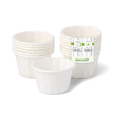 Coppette carta 60 ml 2 oz bianche asporto domicilio Ristorazione Forniture Monouso Eco Bio Biodegradabile Packaging Consumabili Ecologico Ingrosso fornitore forniture Take away 1
