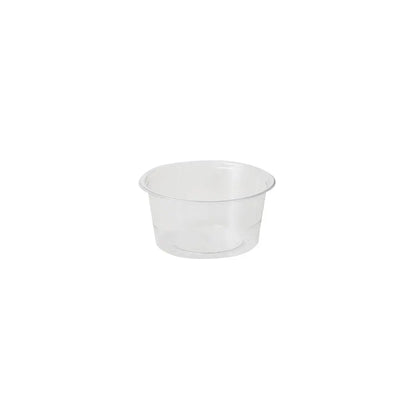 Coppette porzione rPET 100 ml 3.5 oz Ø 75 mm trasparente asporto domicilio Ristorazione Forniture Monouso Eco Bio Biodegradabile Packaging Consumabili Ecologico Ingrosso fornitore forniture Take away 1
