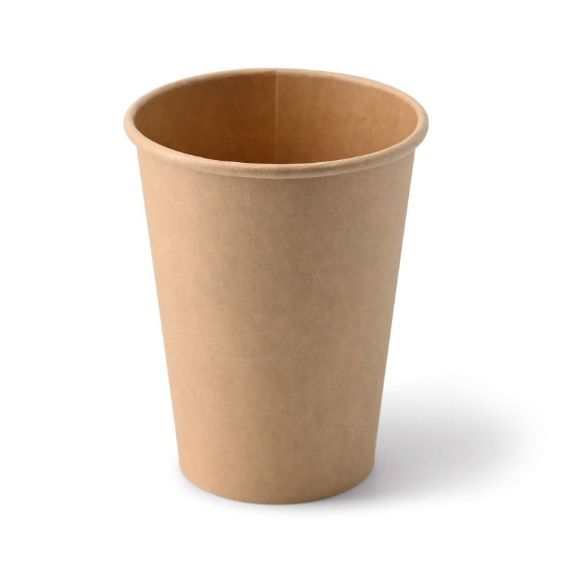Coppette di carta da 12 oz a parete singola, Ø 90 mm, kraft 2