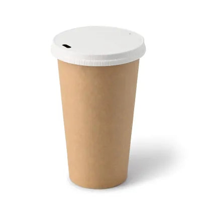 Coppette di carta da 20 oz parete singola, Ø 90 mm, kraft monouso forniture take away