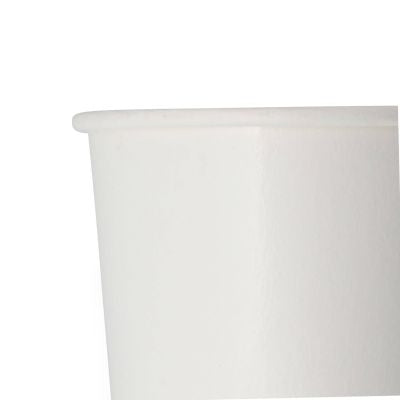 Coppette di carta per gelato M da 9,5 oz, Ø 92 mm, bianco asporto domicilio take away monouso