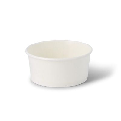 Coppette di carta per gelato XS da 6 oz, Ø 92 mm, bianco ristoranti paninerie pub pizzerie asporto