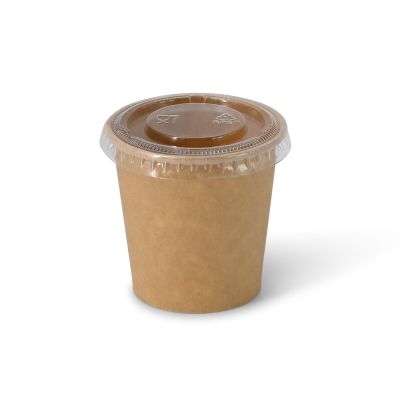 Coppette di carta per porzioni 75 ml, Ø 62 mm, non sbiancato asporto domicilio monouso take away
