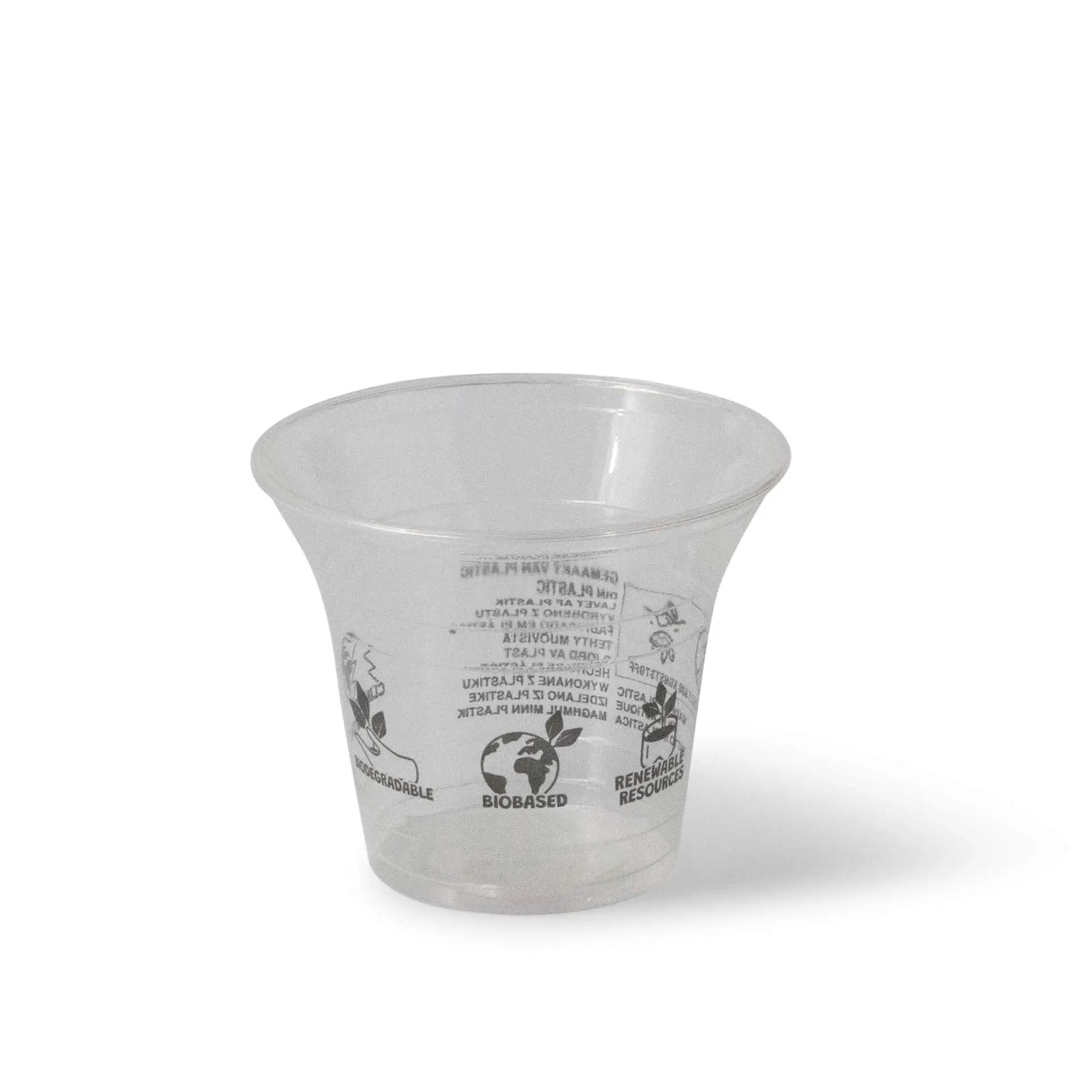 Coppette frullati PLA 8 oz Ø 96 mm asporto domicilio Ristorazione Forniture Monouso Eco Bio Biodegradabile Packaging Consumabili Ecologico Ingrosso fornitore forniture Take away 2
