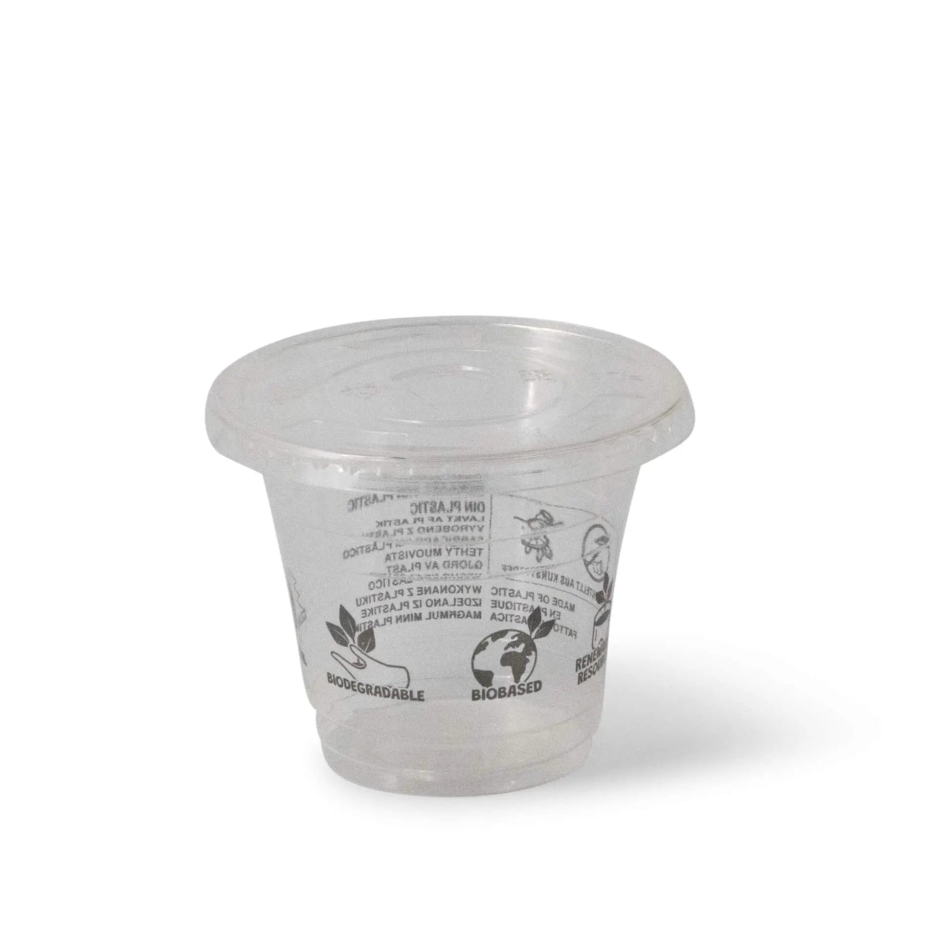 Coppette frullati PLA 8 oz Ø 96 mm asporto domicilio Ristorazione Forniture Monouso Eco Bio Biodegradabile Packaging Consumabili Ecologico Ingrosso fornitore forniture Take away 4
