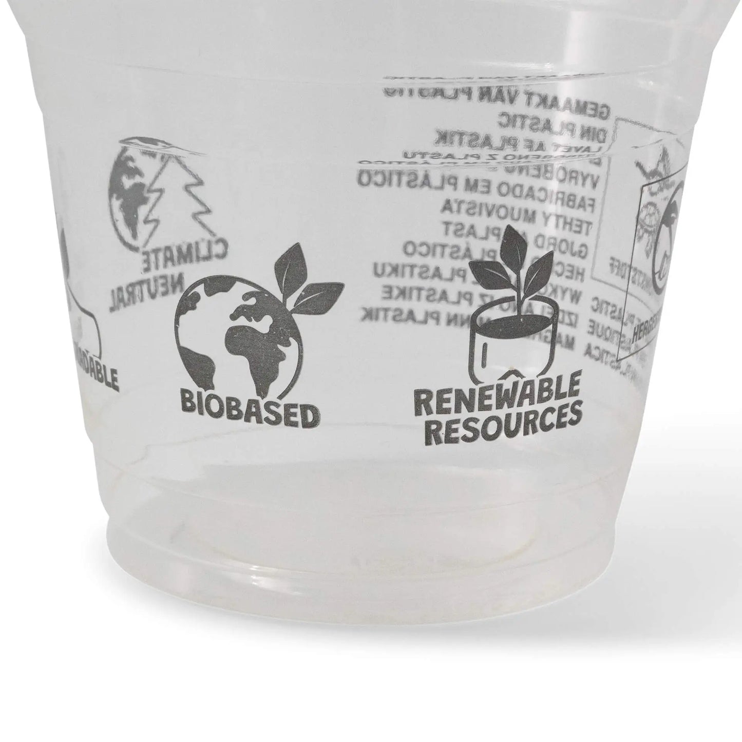 Coppette frullati PLA 8 oz Ø 96 mm asporto domicilio Ristorazione Forniture Monouso Eco Bio Biodegradabile Packaging Consumabili Ecologico Ingrosso fornitore forniture Take away 5
