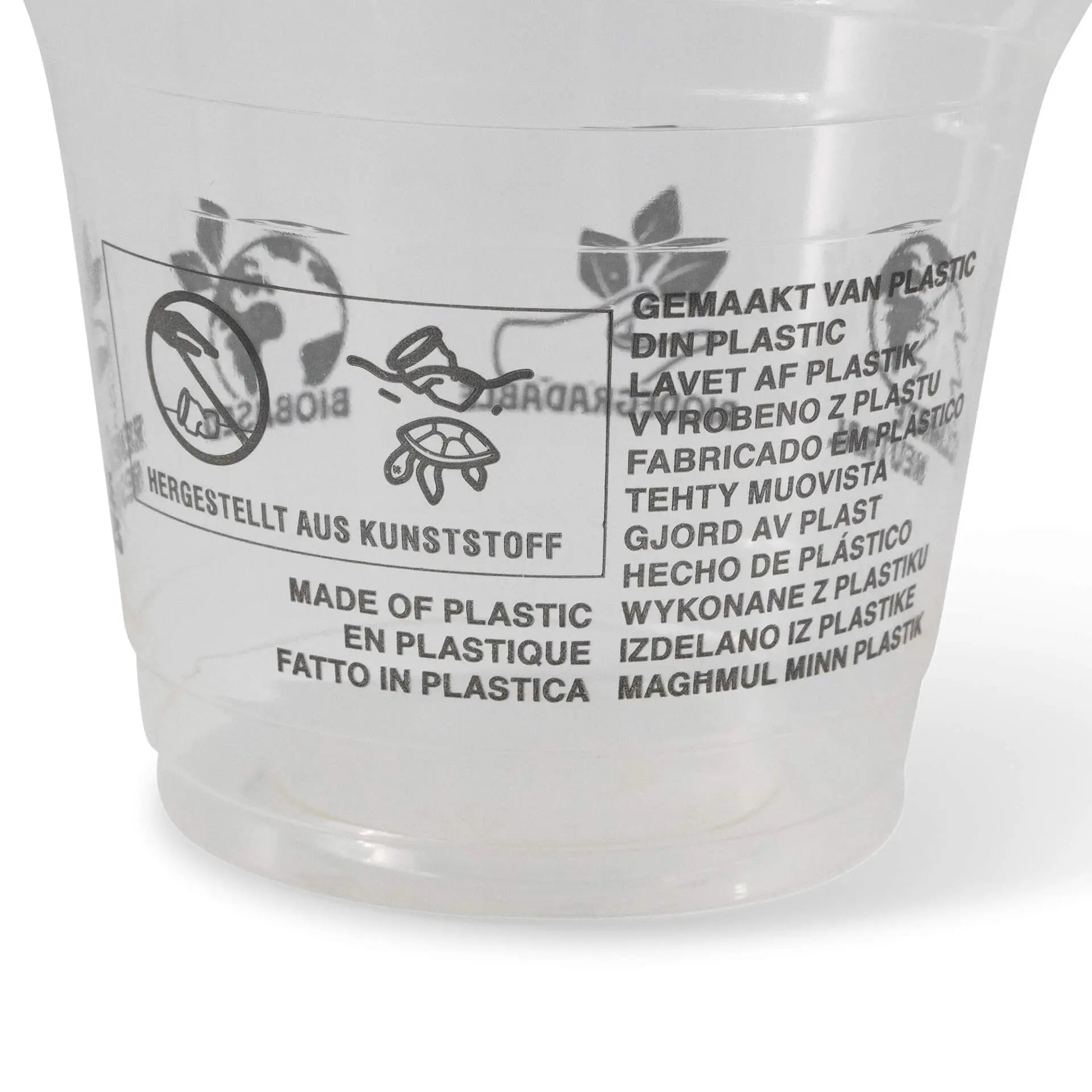 Coppette frullati PLA 8 oz Ø 96 mm asporto domicilio Ristorazione Forniture Monouso Eco Bio Biodegradabile Packaging Consumabili Ecologico Ingrosso fornitore forniture Take away 6
