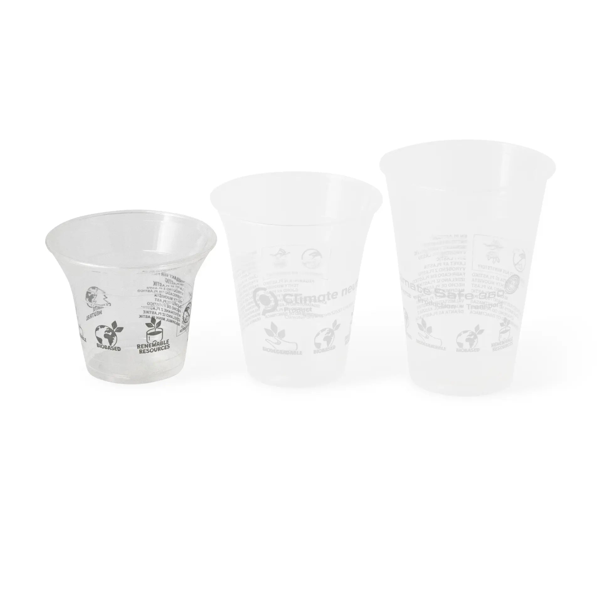 Coppette frullati PLA 8 oz Ø 96 mm asporto domicilio Ristorazione Forniture Monouso Eco Bio Biodegradabile Packaging Consumabili Ecologico Ingrosso fornitore forniture Take away 8
