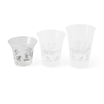 Coppette frullati PLA 8 oz Ø 96 mm asporto domicilio Ristorazione Forniture Monouso Eco Bio Biodegradabile Packaging Consumabili Ecologico Ingrosso fornitore forniture Take away 8
