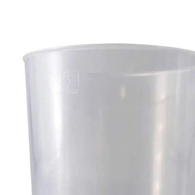 Coppette riutilizzabile da 11 oz, 77 mm, PP, trasparente monouso ristorazione