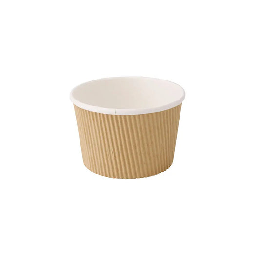 Coppette zuppa a coste 17 oz kraft asporto domicilio Ristorazione Forniture Monouso Eco Bio Biodegradabile Packaging Consumabili Ecologico Ingrosso fornitore forniture Take away 1
