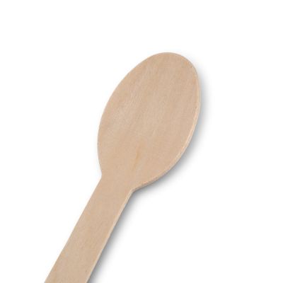 Cucchiai di legno 16 cm, rivestito in bio ingrosso ristoranti paninerie pub pizzerie asporto domicilio