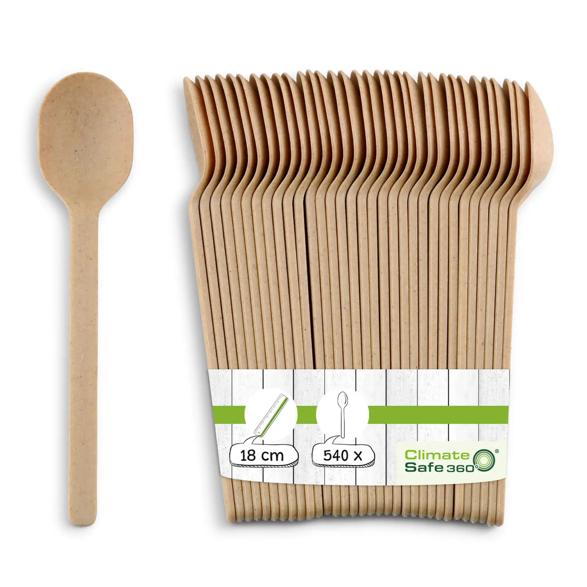 Cucchiai riutilizzabili BioYep 18 cm naturali asporto domicilio Ristorazione Forniture Monouso Eco Bio Biodegradabile Packaging Consumabili Ecologico Ingrosso fornitore forniture Take away 1
