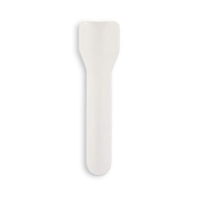 Cucchiaio di carta per gelato, 9,5 cm, bianco asporto