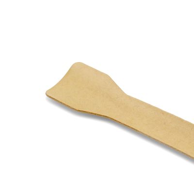 Cucchiaio di carta per gelato, 9,5 cm, marrone ingrosso ristoranti paninerie asporto
