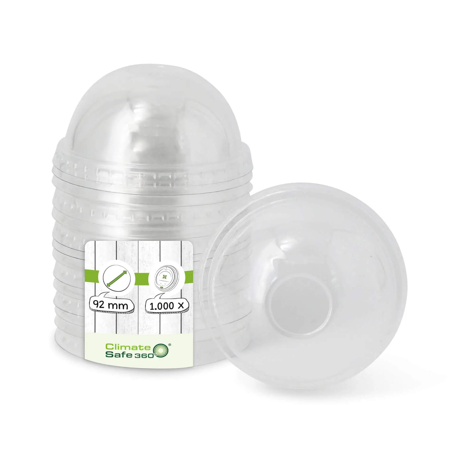 Cupola rPET coperchi Ø 92 mm per coppe gelato asporto domicilio Ristorazione Forniture Monouso Eco Bio Biodegradabile Packaging Consumabili Ecologico Ingrosso fornitore forniture Take away 2
