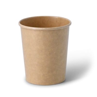 Coppette di carta per gelato XXL da 16 oz, Ø 92 mm, marrone