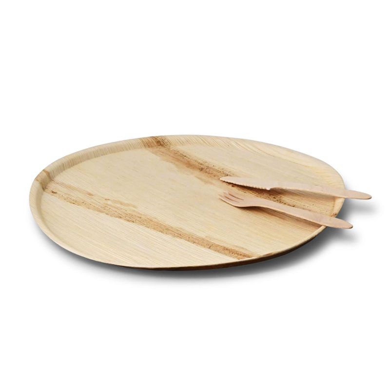 Piatto per pizza Foglia di Palma "BioYep" Ø32 cm, rotondo
