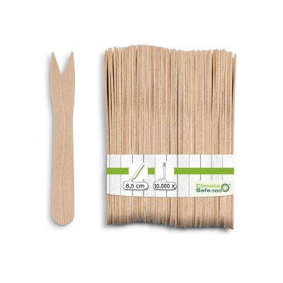 Forchette di legno, 8,5 cm