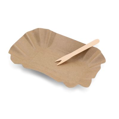 Forchette di legno, 8,5 cm ingrosso ristoranti paninerie pub pizzerie asporto domicilio take away
