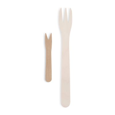 Forchette di legno, 8,5 cm ingrosso ristoranti paninerie pub pizzerie asporto domicilio take away monouso forniture catering