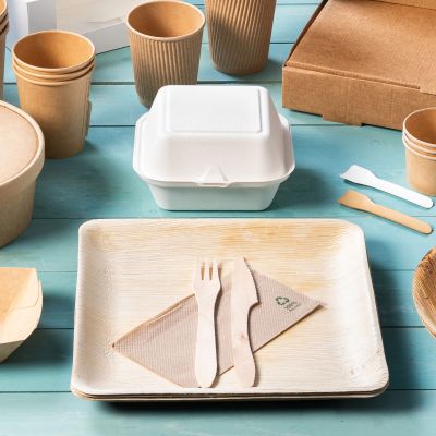Forchette di legno Premium 18 cm, biorivestite asporto domicilio take away forniture ristorazione