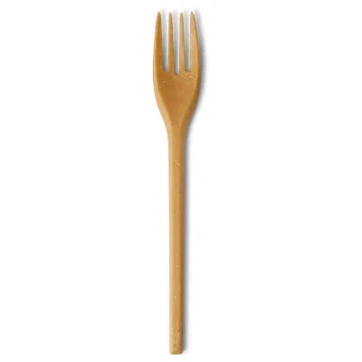 Forchette riutilizzabili 18 cm, caramello/marrone monouso
