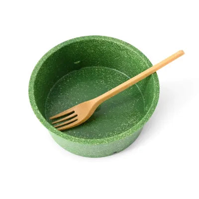 Forchette riutilizzabili 18 cm, caramello/marrone monouso take away forniture