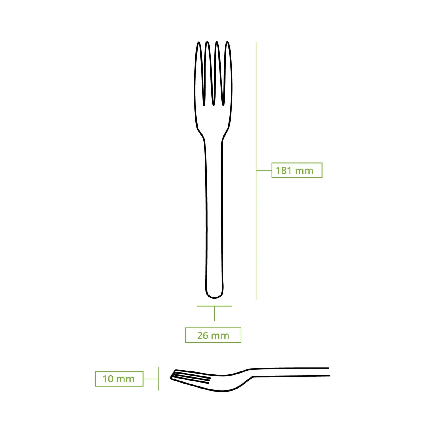 Forchette riutilizzabili BioYep 18 cm naturale asporto domicilio Ristorazione Forniture Monouso Eco Bio Biodegradabile Packaging Consumabili Ecologico Ingrosso fornitore forniture Take away 8
