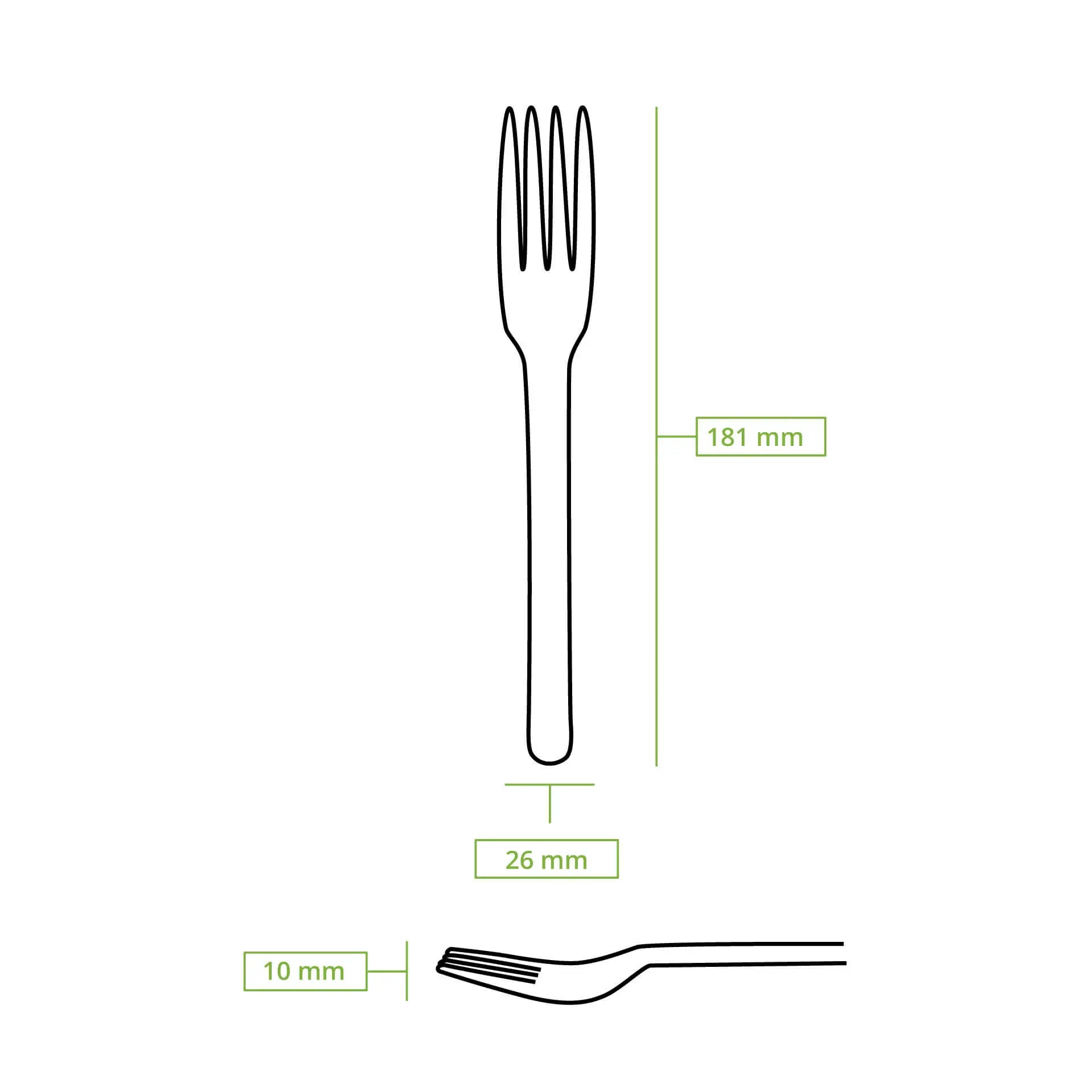 Forchette riutilizzabili BioYep 18 cm naturale asporto domicilio Ristorazione Forniture Monouso Eco Bio Biodegradabile Packaging Consumabili Ecologico Ingrosso fornitore forniture Take away 8
