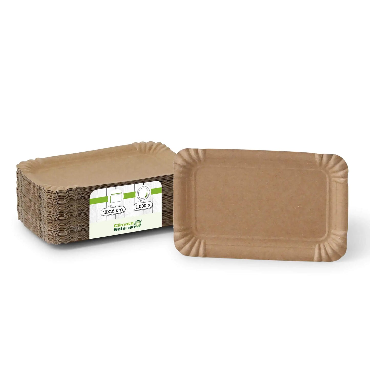 Piatti carta 10x16 cm kraft rettangolari asporto domicilio Ristorazione Forniture Monouso Eco Bio Biodegradabile Packaging Consumabili Ecologico Ingrosso fornitore forniture Take away 1
