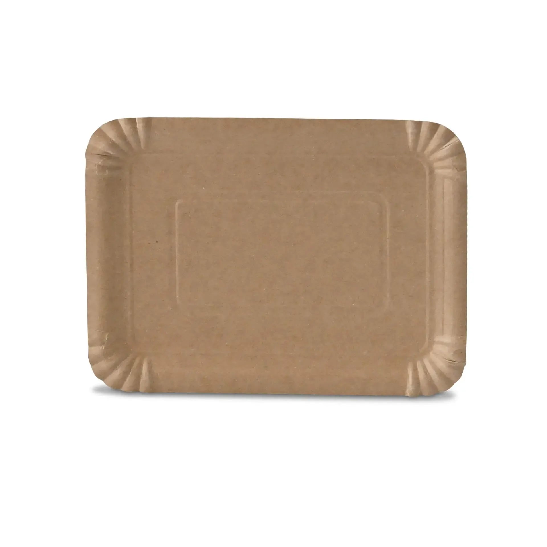 Piatti carta 17x23 cm marrone rettangolare asporto domicilio Ristorazione Forniture Monouso Eco Bio Biodegradabile Packaging Consumabili Ecologico Ingrosso fornitore forniture Take away 2
