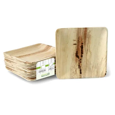 Piatti di foglie di palma finger food asporto domicilio Ristorazione Forniture Monouso Eco Bio Biodegradabile Packaging Consumabili Ecologico Ingrosso fornitore forniture Take away